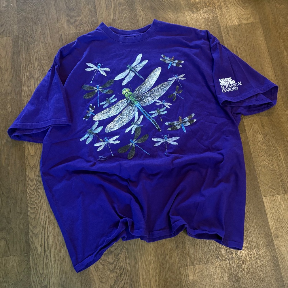 Modern Lewis Ginter Botanical Garden Dragon Fly Wild Cotton Graphic T Shirt